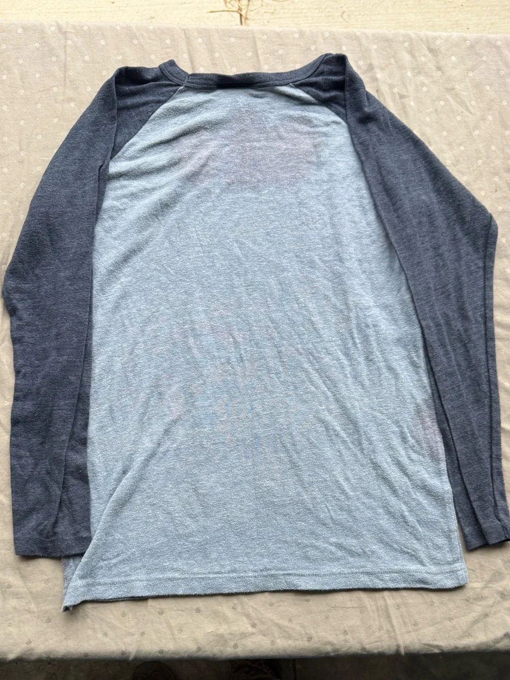 GAP KIDS/JUNKFOOD Chicago Bears Raglan Long Sleeve Tee - Light Blue & Navy